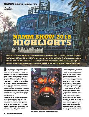 NAMM SHOW 2018