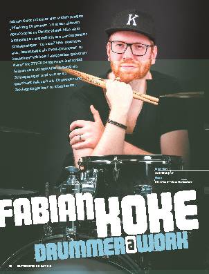 drummer@work: FABIAN KOKE