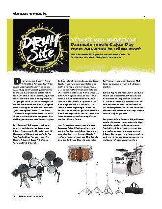 Drumsite meets Cajon Day rockt das ZAKK in Düsseldorf!